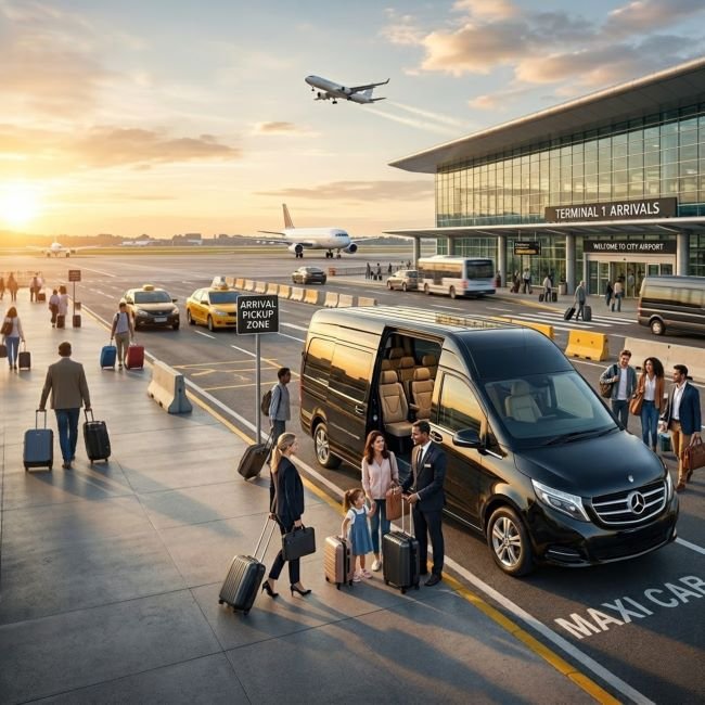 Group transport for airport travel