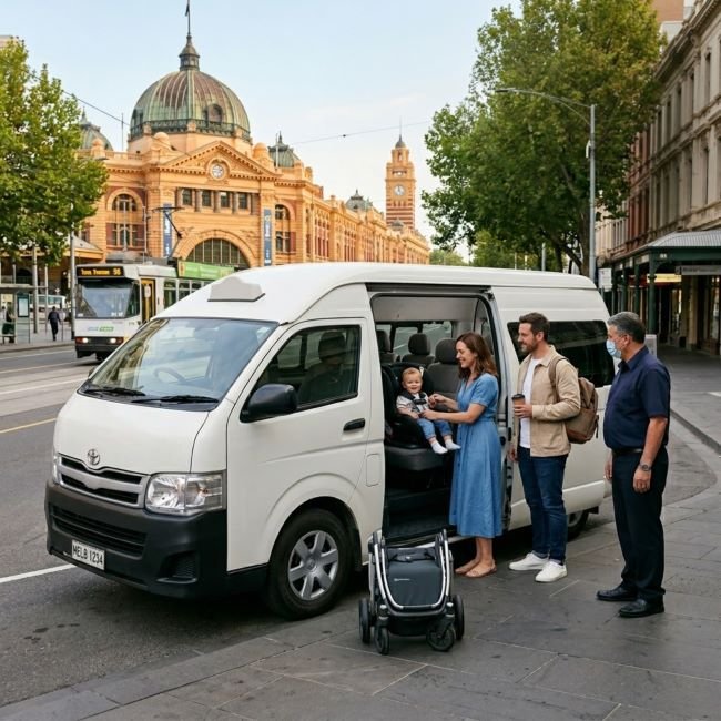 Taxi With Baby Seat in Melbourne