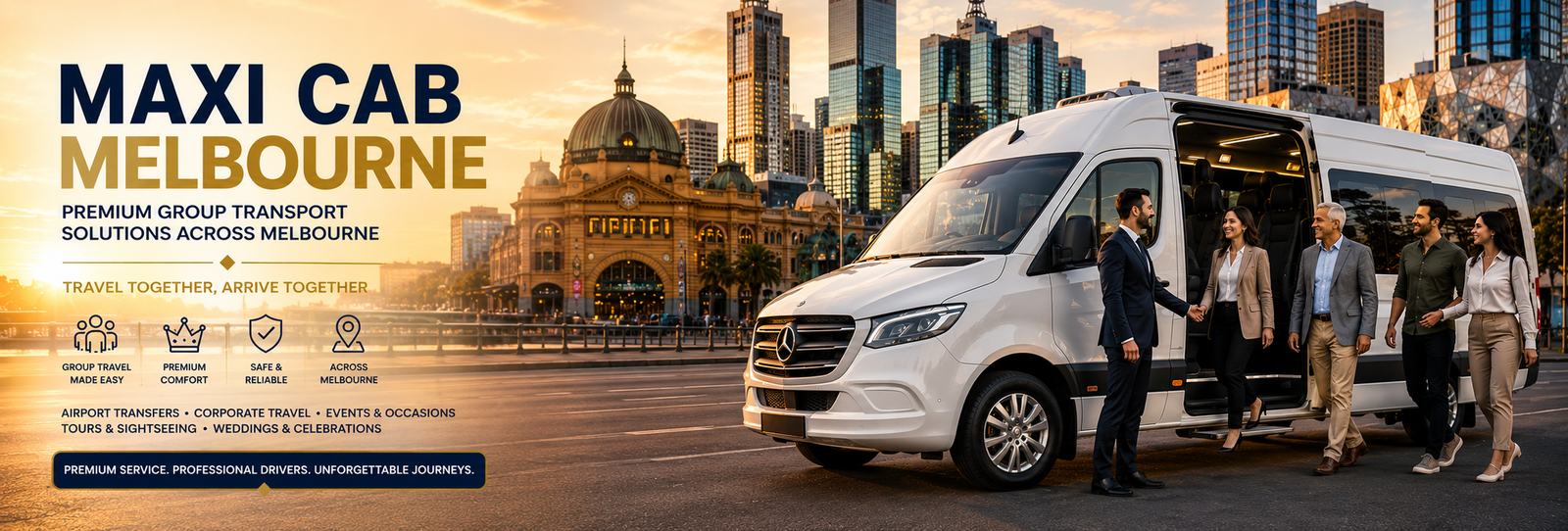 Maxi Cab Melbourne – Premium Group Transport Solutions Across Melbourne